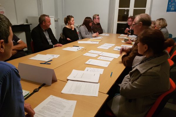 Photo prise lors de l'atelier de Mortagne au Perche dans le cadre des Assises de la Mobilité